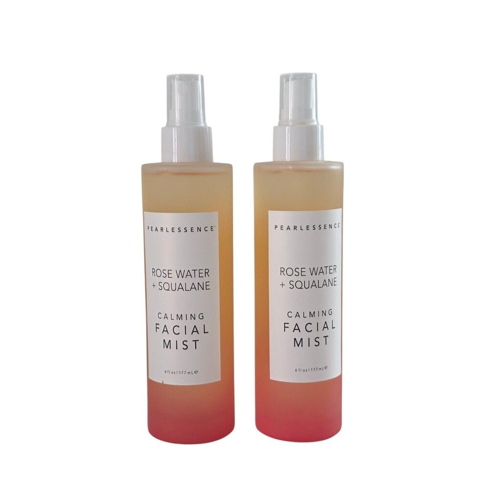 Pearlessence Rose Water + Squalane Calming Facial Mist - Size 6 fl oz,2pk